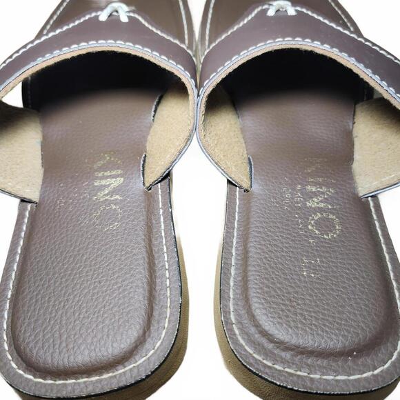 Official Key West KINOs Mens Brown Slide Sandals Size 12 - Picture 6 of 7